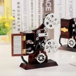 Film Makinesi Müzik Kutusu, Kahverengi, 21X16