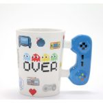 Game Over Porselen Kupa, Renkli, 14x11