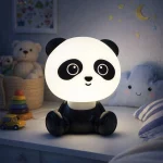 Panda Gece Lambası Dokunmatik LED Masa Lambası USB Şarjlı Çocuk Odası Lambası