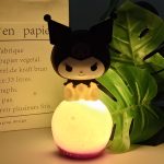 Kuromi Mini Gece Lambasi, Beyaz, 10x6
