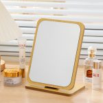 Ahşap Masaüstü Dikdörtgen Ayna, 18x13