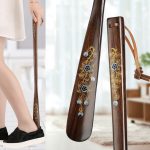 Sedefli Asilabilir Ahşap Ayakkabı Çekeceği, 70x4