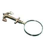 Çapa Sapli Pirinç Büyüteç, Eskitme, 25x10