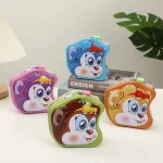 Maymuncuk Figürlü Metal Kumbara - Kilitli ve Anahtarlı Çocuk Tasarruf Kutusu