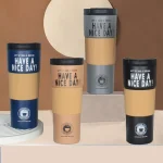 Motto Tasarımlı 600ml Çelik Termos - Sızdırmaz Kapaklı ve Kaymaz Gövdeli Kahve Mug