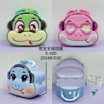 Sevimli Yılan Figürlü Metal Kumbara - Kilitli ve Anahtarlı Çocuk Tasarruf Kutusu