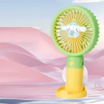Cinnamoroll Şarjlı El Vantilatörü 3 Kademeli Masaüstü Taşınabilir Mini Fan